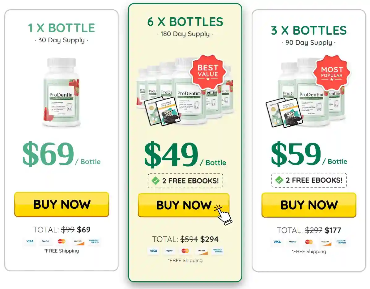 prodentim-pricing-table