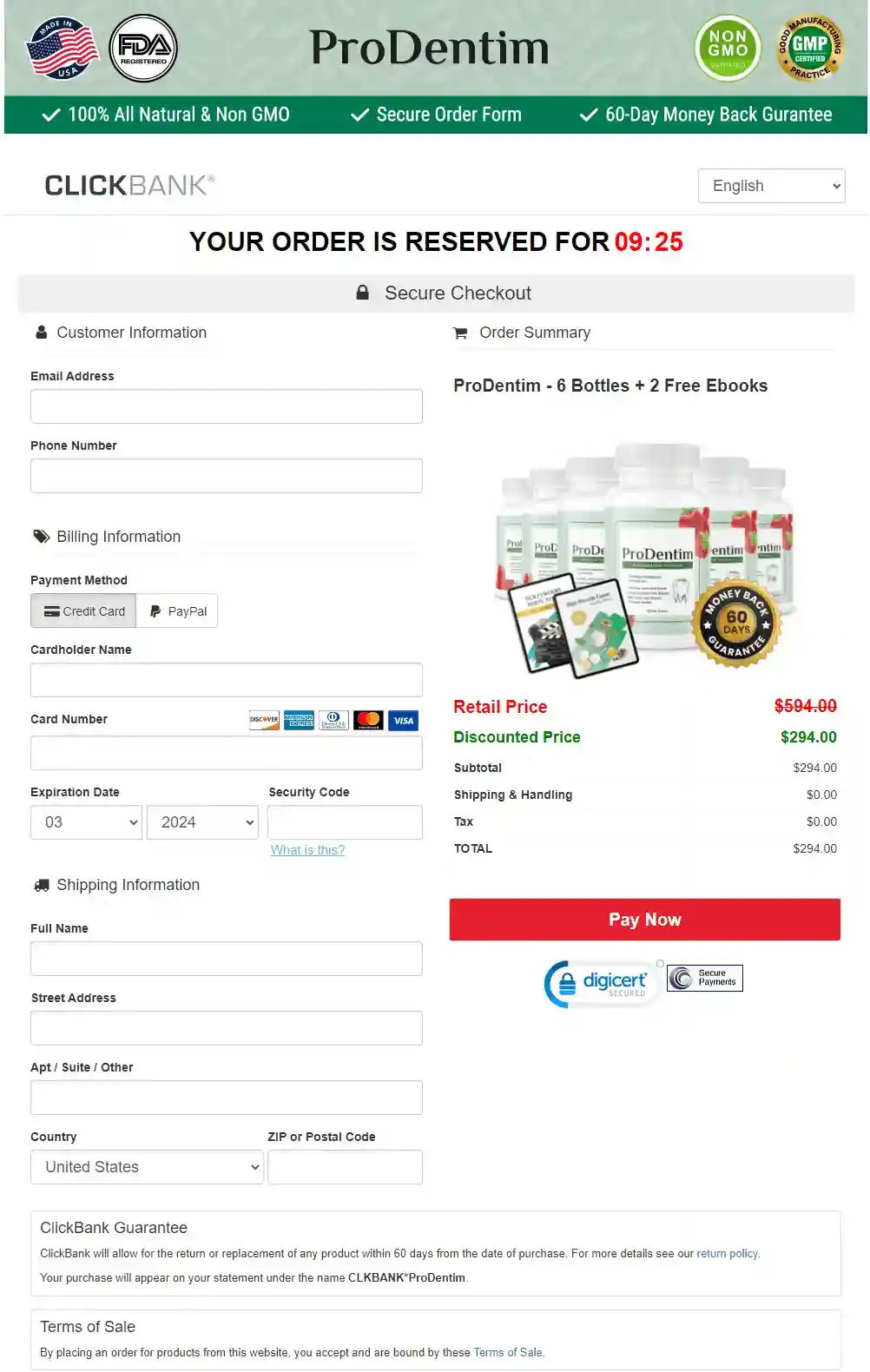 prodentim-order-page